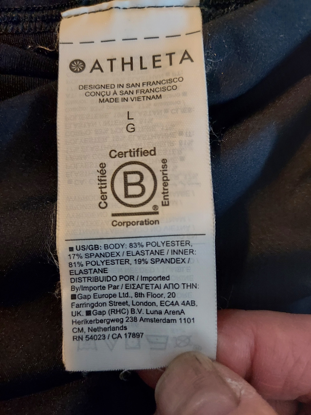 Athleta Black Ace Tennis Skort Pleated Athletic Mini Skirt Size L - Picture 4 of 9